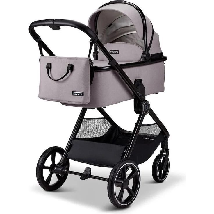 Moon Aura Set, Kinderwagen Cosmo 2.0 3in1 mit vielseitigen Funktionalitäten