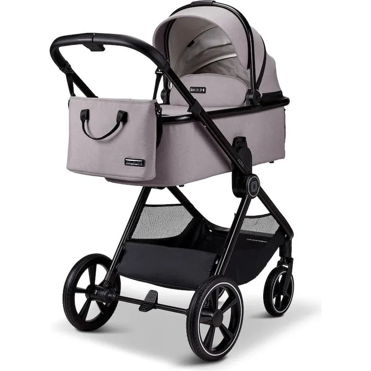 Moon Aura Set, Kinderwagen Cosmo 2.0 3in1 mit vielseitigen Funktionalitäten