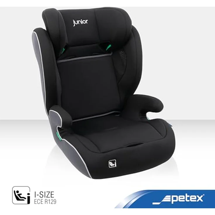 Petex Autokindersitz Supreme Plus mit Isofix, schwarz, ab 15 Monaten - 12 Jahren – Bild 6