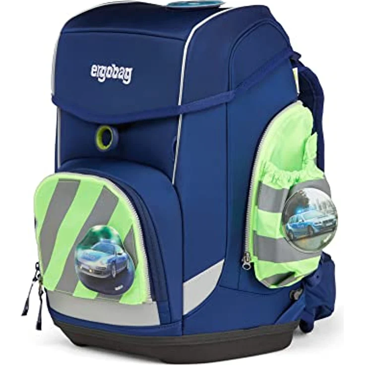 Ergobag Zip-Set mit Reflektorstreifen Grün Fluo Seitentaschen ERG-STR-002-213 - Preisvergleich – Bild 3