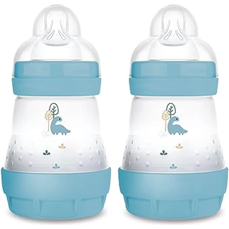 MAM Easy Start Anti-Colic matt, 160 ml, 2 Stk., Dino – Bild 1