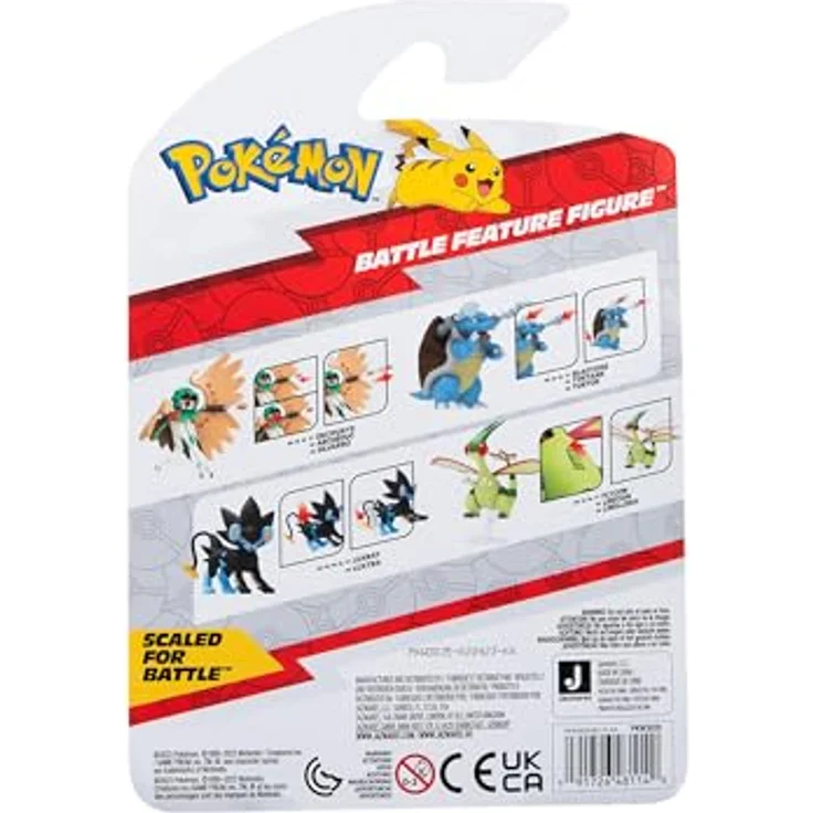 Jazwares Pokémon Battle Feature Figur Turtok, detailreiche Sammelfigur, 11 cm, perfekt zum Batteln – Bild 5