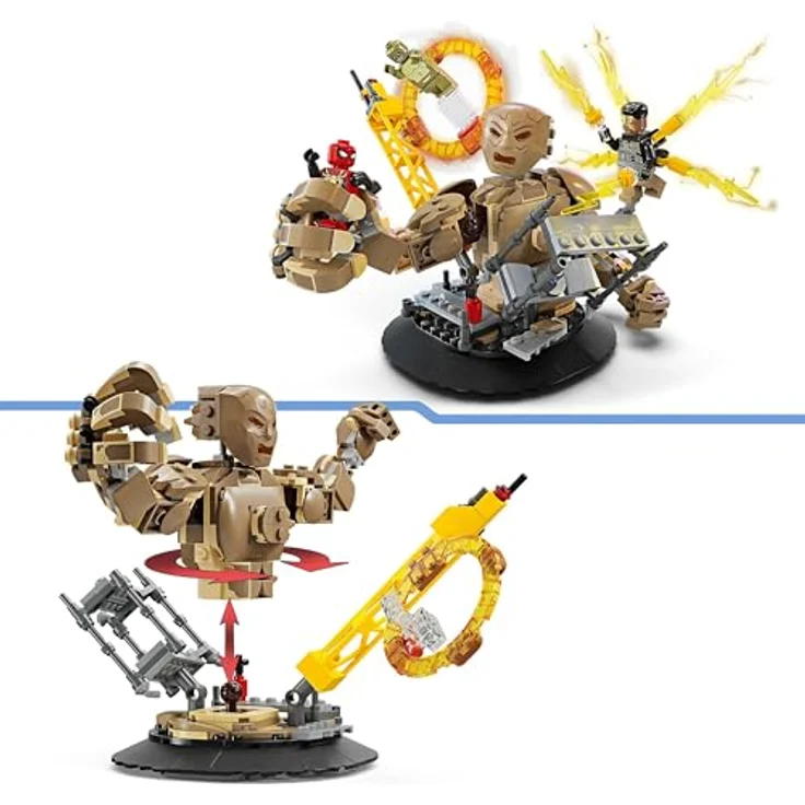 LEGO Marvel Spider-Man vs. Sandman: Showdown, Superhelden-Kampf-Spielzeug mit Figuren inkl. Lizard und Electro, Bauspielzeug für Rollenspiele, Geschenk für actionbegeisterte Jungs und Mädchen 76280 – Bild 3
