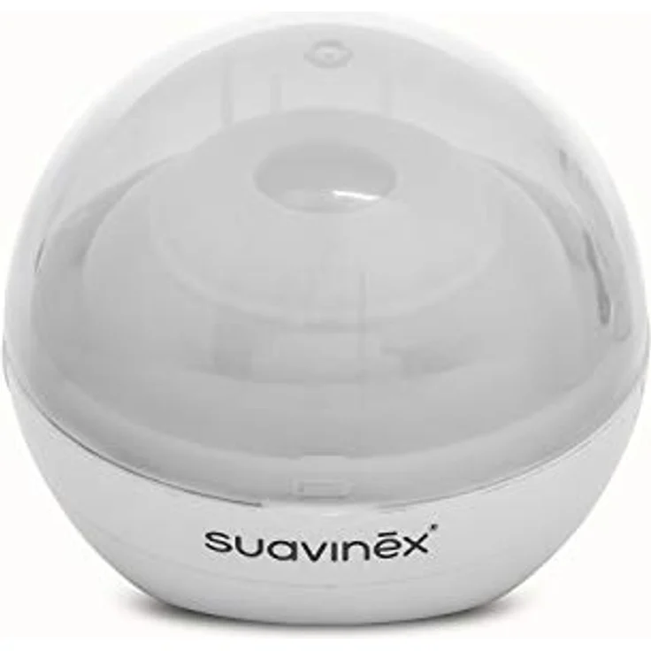 Suavinex Duccio tragbarer Schnuller-Sterilisator mit UV-Licht, sterilisiert in 3 Minuten, USB- und batteriebetrieben, weiß-grau – Bild 1