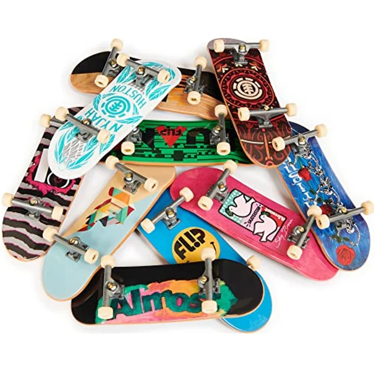 Tech Deck - DLX Pro Fingerboard 10er-Set mit angesagtesten Skateboard-Designs - zum Sammeln für alle Skate-Fans – Bild 3