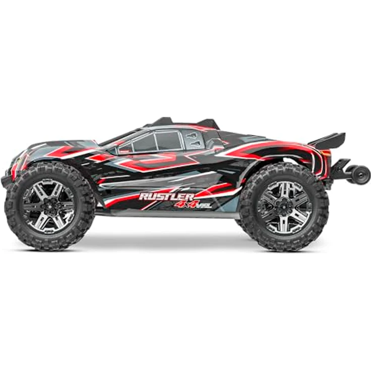 TRAXXAS RUSTLER 4 x 4 VXL BRUSHLESS HD ROT Modellfahrzeug ohne Akkus/Ladegerät – Bild 2