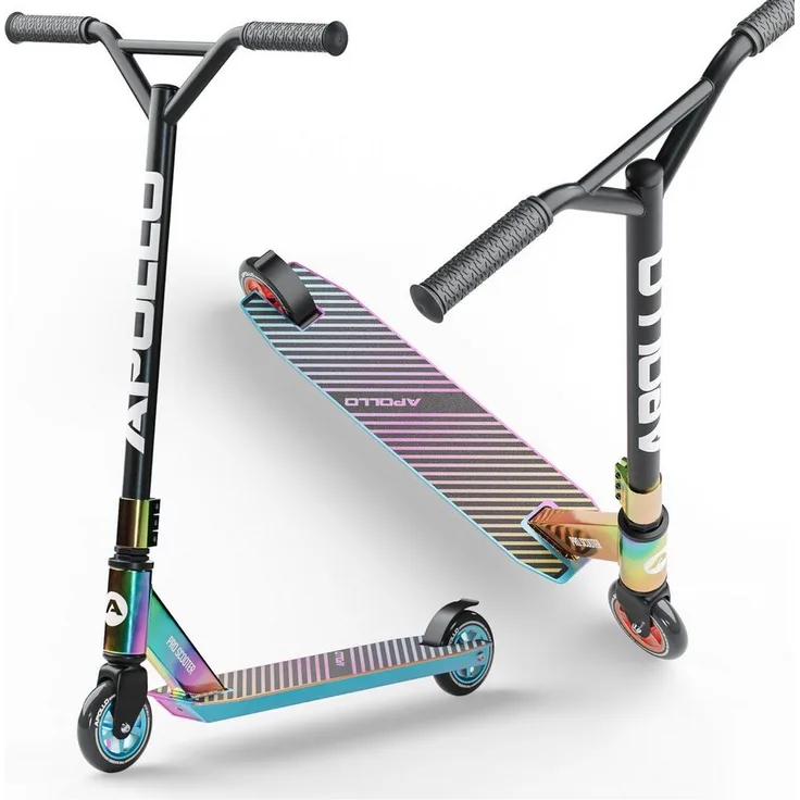 Apollo Stuntscooter Genius Pro, Stunt Scooter Kinder Freestyle Kickscooter in trendigen Farben