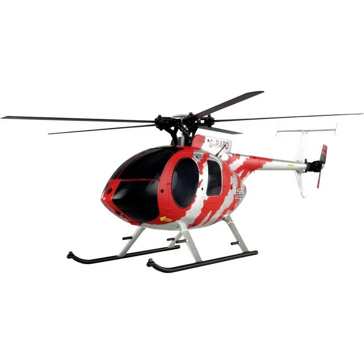 Amewi RC-Helikopter brushless 4-Kanal 325mm Helikopter 6G RTF, Scale-Nachbau MD500-Serie, LED-Beleuchtung, 5-Blatt-Rotorkopf, Aluminiumkonstruktion