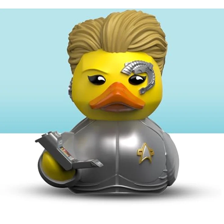 TUBBZ Seven of Nine Sammelfigur aus Vinylgummi, offizielle Star Trek Erstausgabe, silberner Catsuit, 9 cm groß, in stapelbarer Displaybox – Bild 3