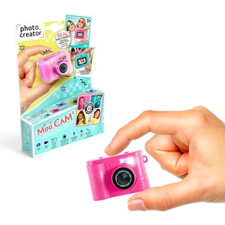 Canal Toys Digitalkamera für Kinder, kompakt und leicht mit LCD-Display, verschiedene Fotoeffekte, unterstützt MicroSD-Speicherkarten