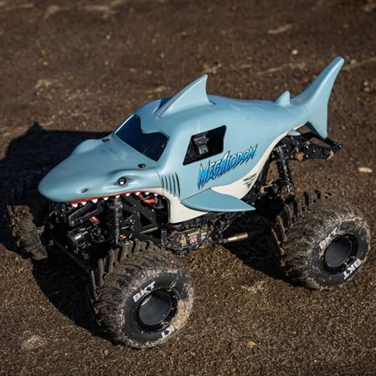 LOSI Mini LMT Megalodon Monster Jam Truck 2S 4x4 RTR Bürstenmotor, inkl Akku und Ladegerät – Bild 5