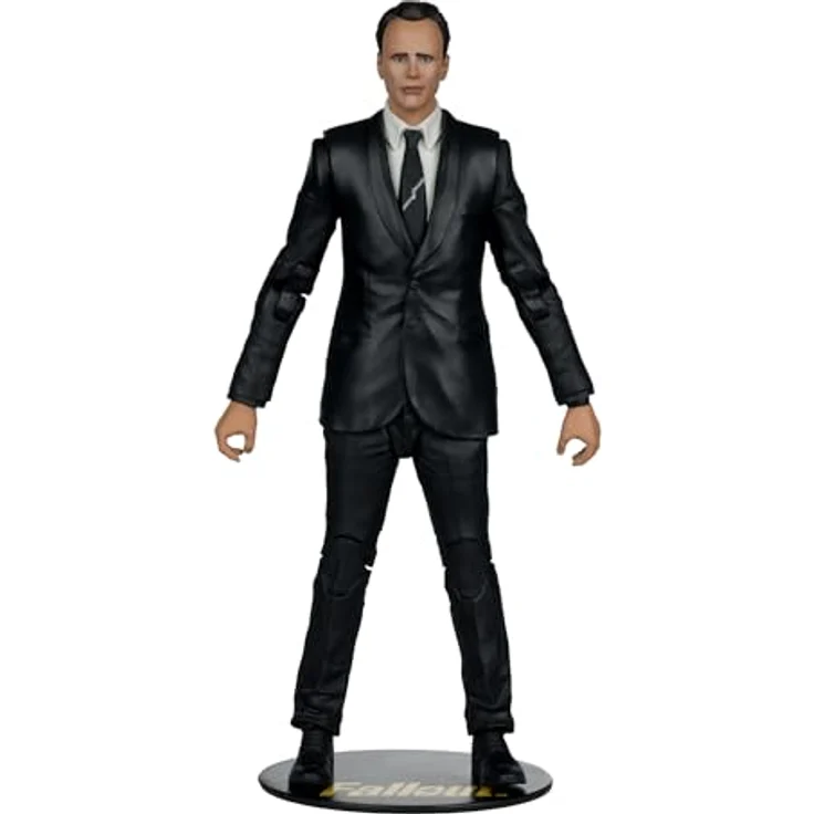 McFarlane Fallout Action Figure Cooper Howard, Red Platinum Edition, 17 cm mit 22 Artikulationspunkten, Zubehör und Sammelkarte – Bild 3