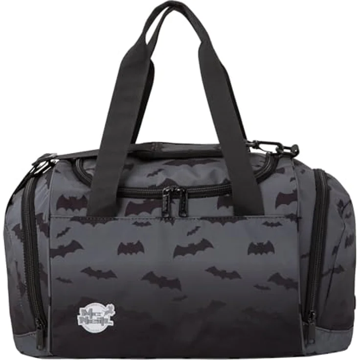 McNeill Sporttasche 37 cm, kindersporttasche aus 100% Polyester, braun – Bild 1