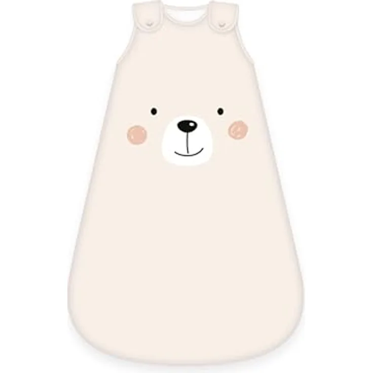Herding babybest Schlafsack, Little Bear Motiv, 90 cm, Seitlich umlaufender Reißverschluss und Druckknöpfe