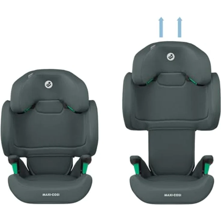 Maxi-Cosi RodiFix R i-Size, Sitzerhöhung mit hoherem Rücken, ISOFIX-Kindersitz, G-CELL Seitenaufprallschutz, verstellbare Höhe, ClimaFlow, Authentic Graphite – Bild 4