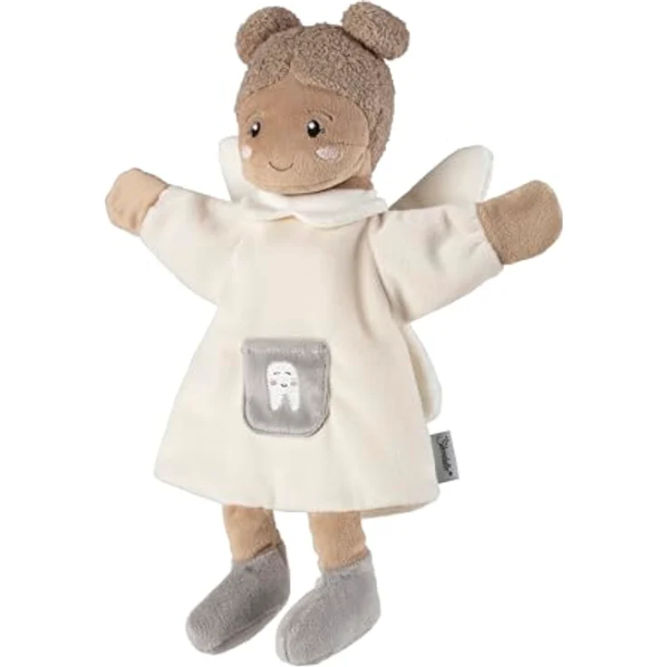 Sterntaler Handpuppe Zahnfee, weiches Spielzeug für Puppentheater, Erzählen & Kuscheln, hellbeige – Bild 4