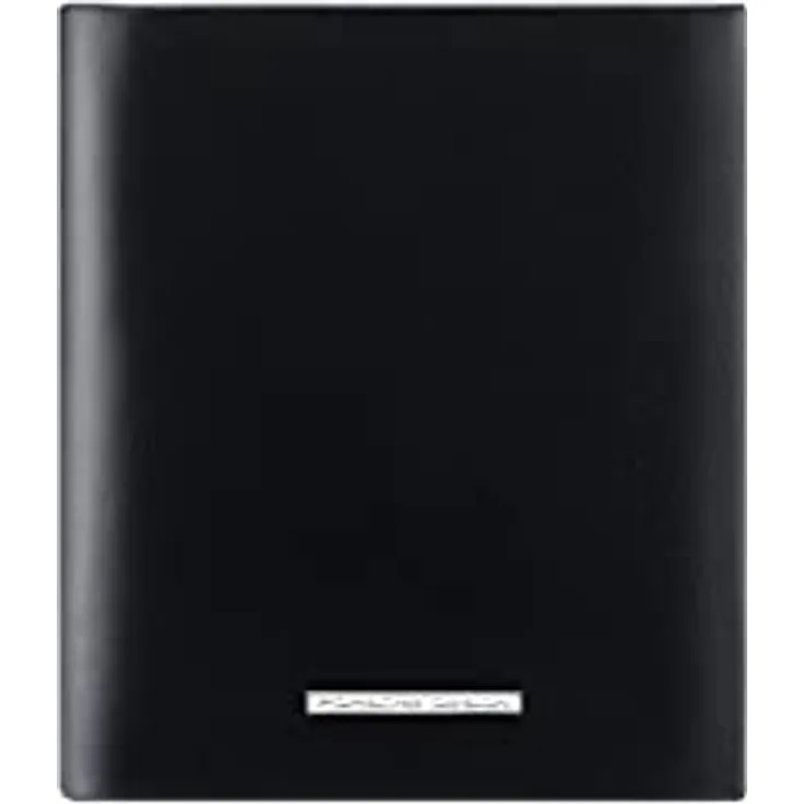 Bric's Porsche Design Horizontale Herren-Brieftasche aus Leder, Classics 6, mit RFID-Schutz, 6 Kartenfächer, Visitenkartenfach, Fach für Geldscheine, Größe: 9 cm x 10,5 cm x 2 cm, Schwarz