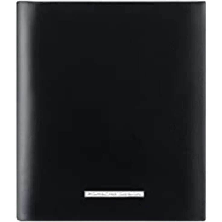 Bric's Porsche Design Horizontale Herren-Brieftasche aus Leder, Classics 6, mit RFID-Schutz, 6 Kartenfächer, Visitenkartenfach, Fach für Geldscheine, Größe: 9 cm x 10,5 cm x 2 cm, Schwarz – Bild 1
