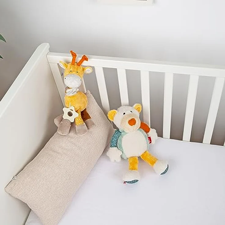 sigikid 43235 Patchwork Stofftier, Mehrfarbig/Eisbär – Bild 3