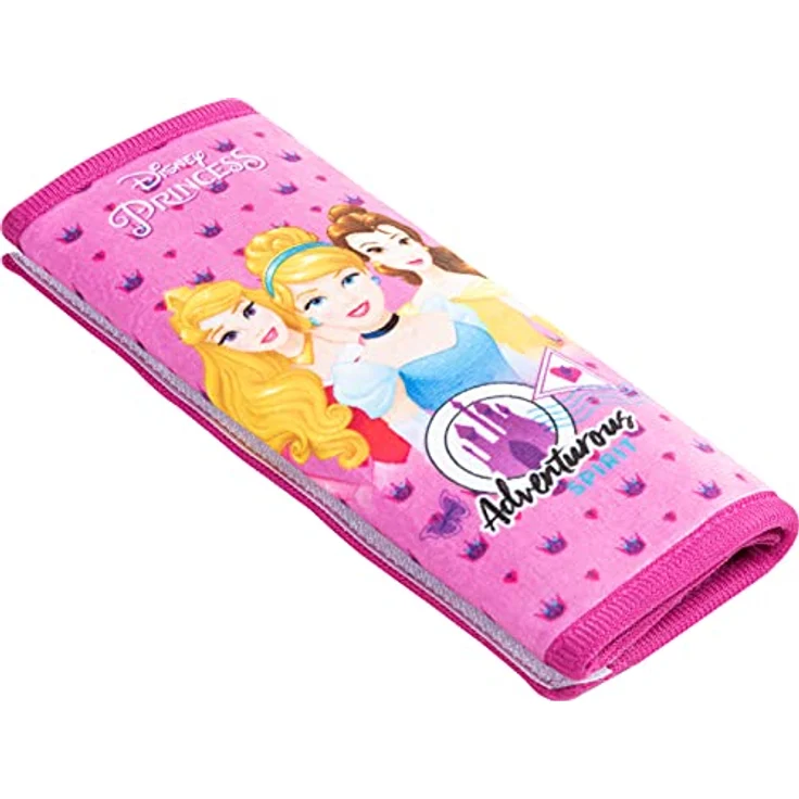 Disney Princess Gurtpolster, Autokindersitz Zubehör für Kinder, 19,5 x 7,5 x 1,5 cm – Bild 2