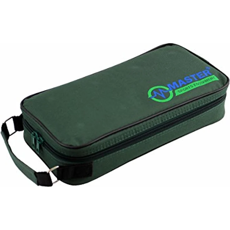 MASTER Petanque Set 8 Stück, Bouleset aus Stahl mit Chrombeschichtung, inklusive Maßband und Nylonverpackung, Silber, one Size – Bild 2