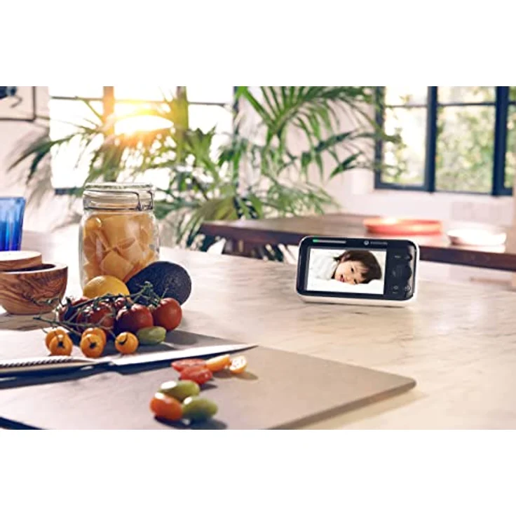 Motorola Nursery PIP1610 HD WiFi Video Babyphone mit 5" HD 720p Elterneinheit App – Ferngesteuertes Schwenken, Neigen und Zoomen – Zwei-Wege-Gespräch – Sicher und privat – Bild 12