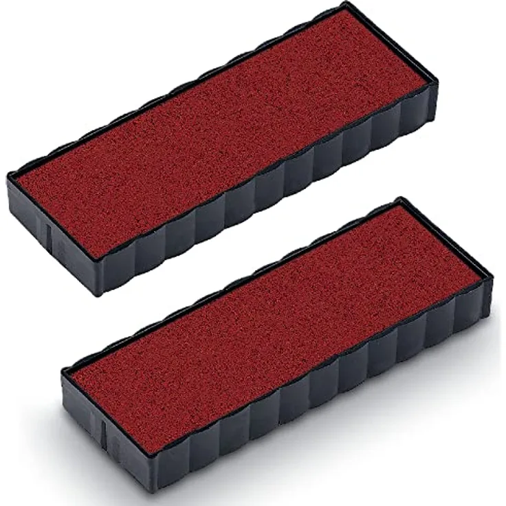 TRODAT Stempel Stempel-Ersatzkissen 6/4817, rot, 2er Packung