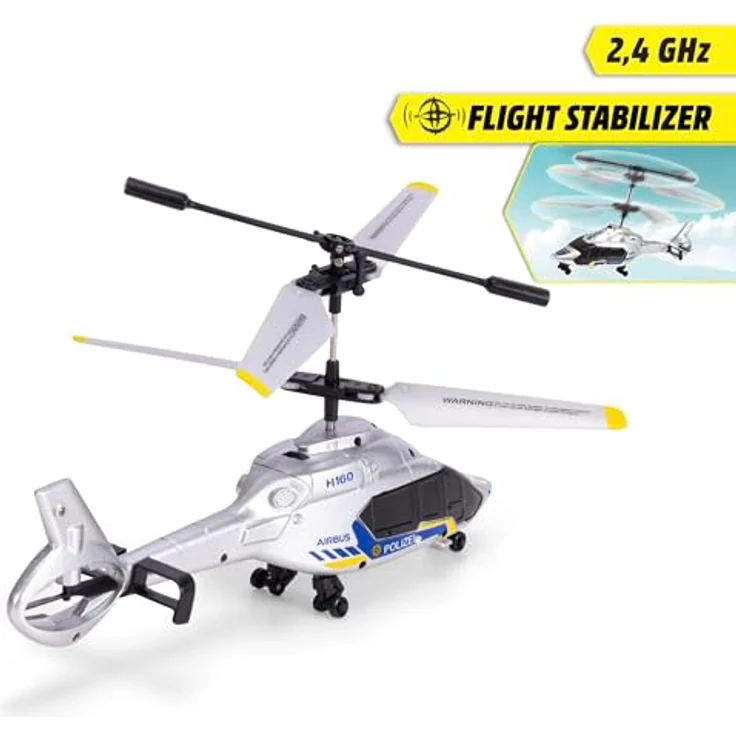 Dickie Toys RC Police Helicopter, RTR, mit Licht- und Soundeffekten, blau – Bild 3