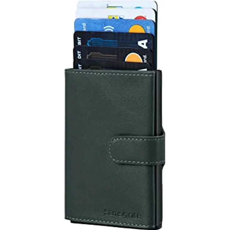 Samsonite Alu Fit SLG - Geldbörse, 10.2 cm, Grün (Climbing Ivy) – Bild 4