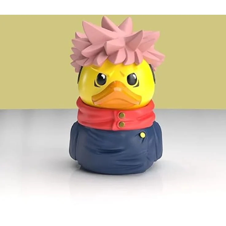 TUBBZ Mini: Jujutsu Kaisen - Yuji Itadori als Cosplay-Gummiente Vinyl-Figur, 5 cm groß, in Mini-Badewanne mit JJK-Logo – Bild 4