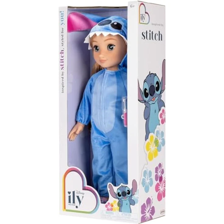 Jakks Pacific Disney ily 4EVER Stitch Puppe, ca. 45 cm, Ankleidepuppe für Kinder ab 3 Jahren – Bild 7