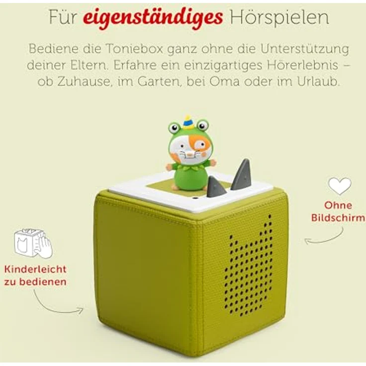 tonies Hörspielfigur Hörfigur Lieblings-Kinderlieder – Karnevalslieder, Hörfigur für die Toniebox, Karnevalslieder, handbemalt, magnethaftend, Kunststoff – Bild 3