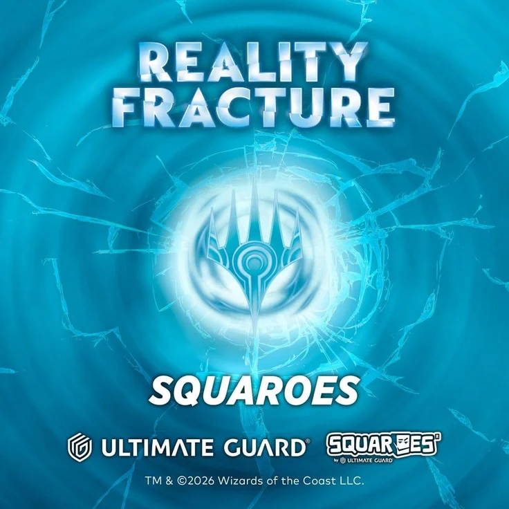 Squaroes Squaroe Magic: The Gathering "Reality Fracture" MTG014 - Deckbox für bis zu 100 Karten, nachhaltige Materialien, vollständig bedrucktes Design