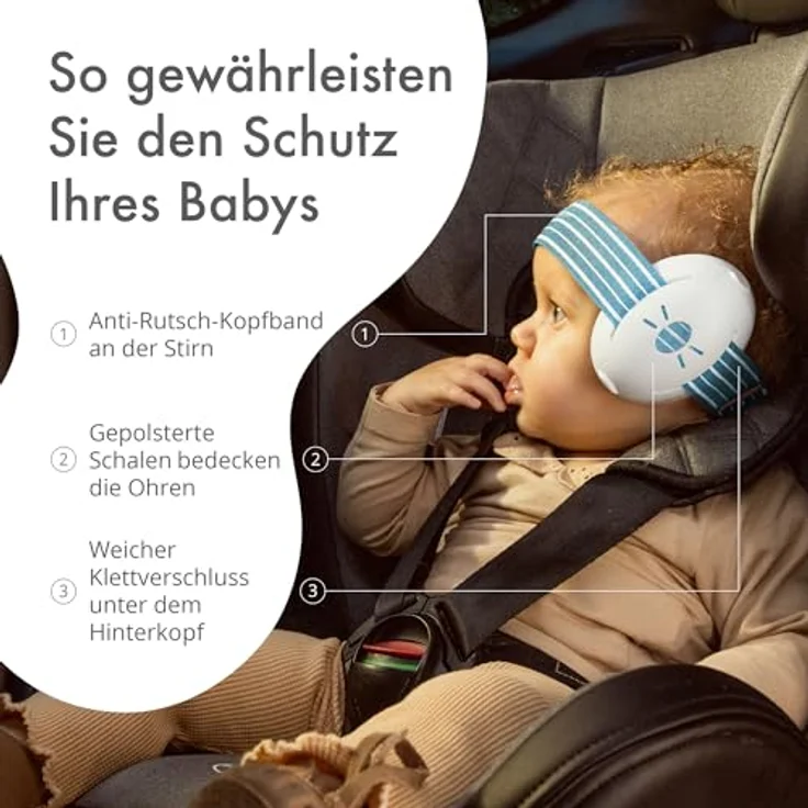 Alpine Baby Gehörschutz Muffy Blau – Bild 7