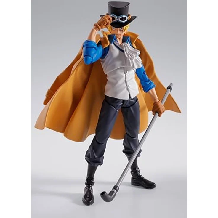 TAMASHII NATIONS One Piece S.H.Figuarts Actionfigur Sabo, 16 cm, inkl. Zubehör, detailreiche Ausführung – Bild 2