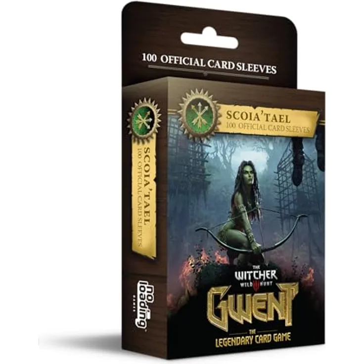 No Loading Games Gwent Art Sleeves – Scoia'tael, 100 hochwertige Art Sleeves, Standardgröße für Kartenspiele