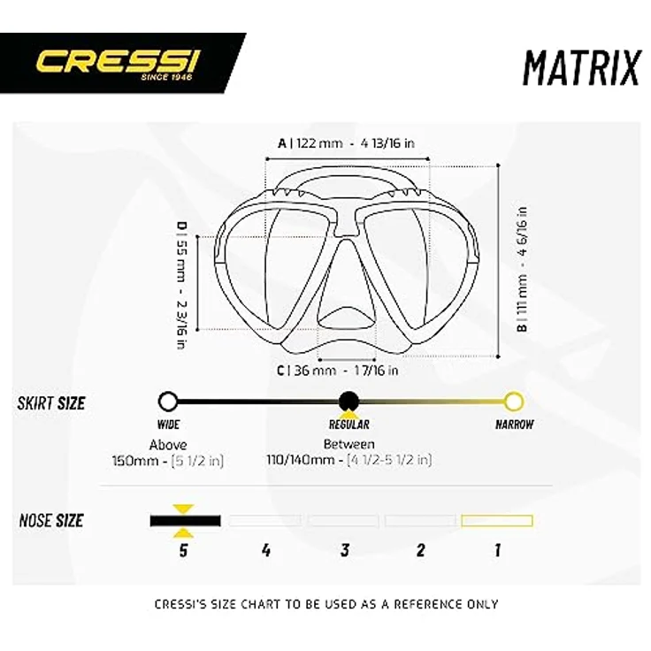 Cressi Schnorchelset Erwachsene Matrix – Bild 5