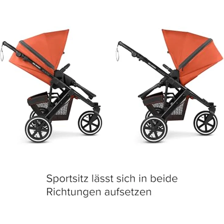 OTTO Sportbuggy ABC Design Salsa Run Buggy Kollektion 2024, Jogger mit 3 großen Lufträdern und feststellbarem Vorderrad, blau – Bild 2