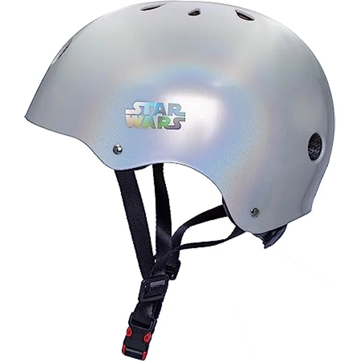 Seven Polska Jubiläums-Disney Fahrradhelm Star Wars Holo - D100, 56-59cm, Size M-L, leicht mit 13 Belüftungen – Bild 2