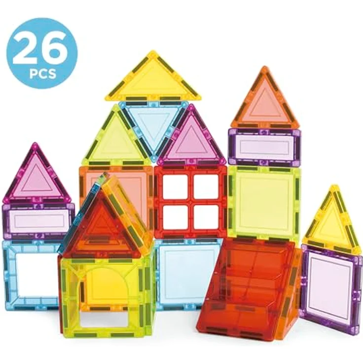 Educa Magnetic 42-teiliges Magnetbaukasten-Set, STEM-Spielzeug für Kinder ab 3 Jahren, sicher und einfach zu verwenden – Bild 2