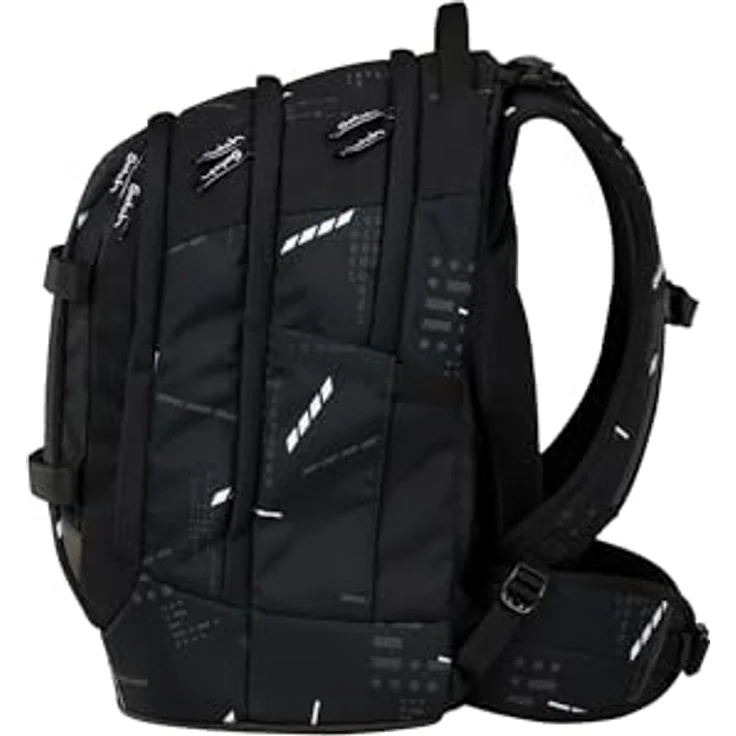 Satch Schulrucksack Pack, ergonomischer Schulrucksack mit 2 Hauptfächern, 45 cm, Ninja Matrix, leicht und robust, gepolstertes Laptopfach – Bild 3