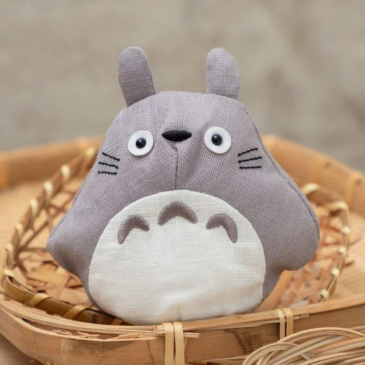 Studio Ghibli Mein Nachbar Totoro, große Sitzsack-Plüschfigur aus 100% Baumwolle, 11 x 12 x 11 cm
