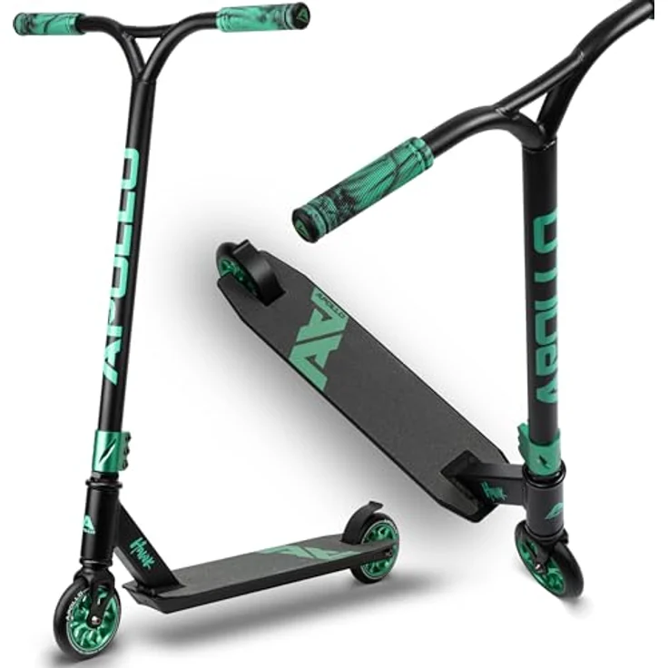 Apollo Stuntscooter Hawk - Freestyle Kickscooter für Kinder und Erwachsene, Kinderroller, Trick Roller für Jungen und Mädchen ab 6 Jahren, Stunt Scooter für Beginner und erfahrene Kids, Stunt Roller, blau – Bild 1