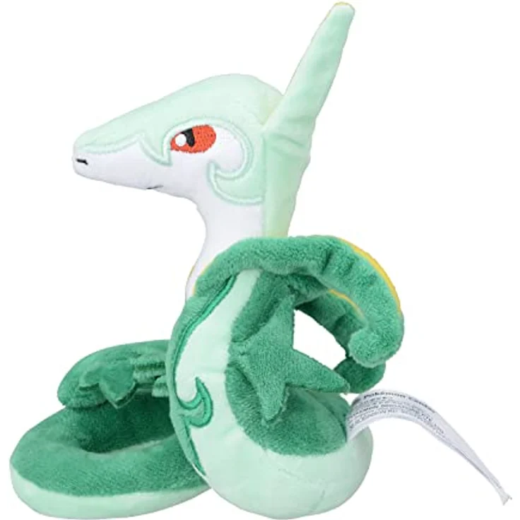 Tinisu Pokemon Serpiroyal Kuscheltier - 16 cm Plüschtier Serperior mit Stickerei und präzisen Details, grün – Bild 2