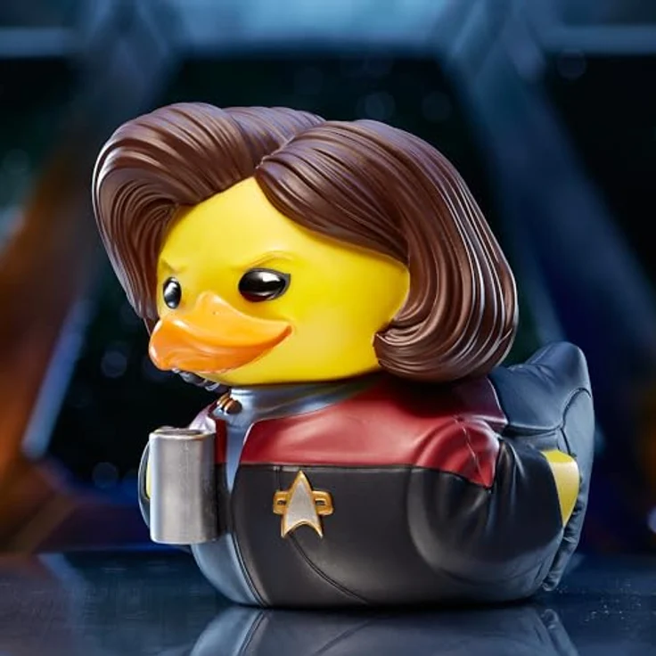 TUBBZ Sonderausgabe Kathryn Janeway, Sammelbare Vinyl-Gummiente Figur, 9 cm groß, offizielles Star Trek Merchandise – Bild 3
