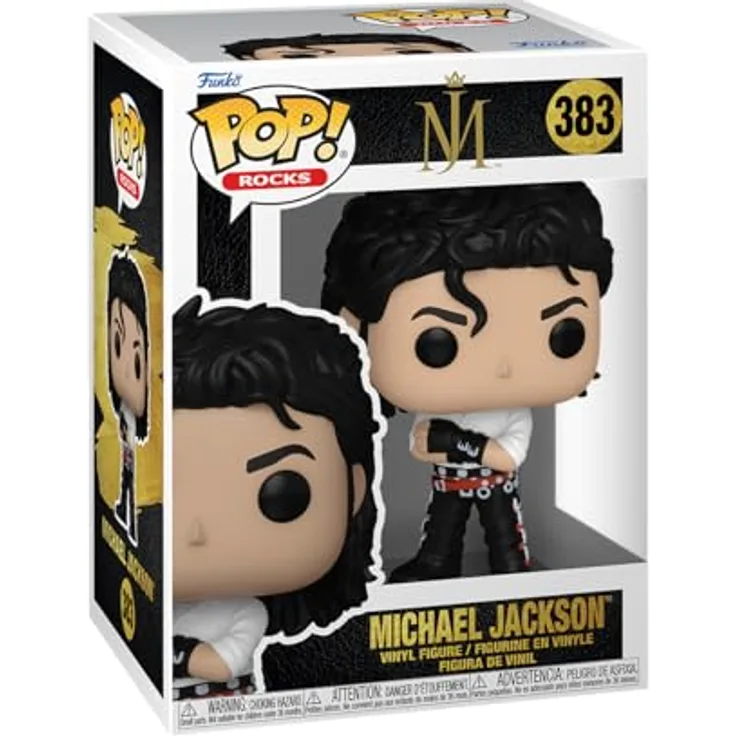Funko POP! Rocks: Michael Jackson (Dirty Diana) - Vinyl-Sammelfigur, 9,5 cm, langlebiges Premium Vinyl, ideales Geschenk für Sammler und Musikfans