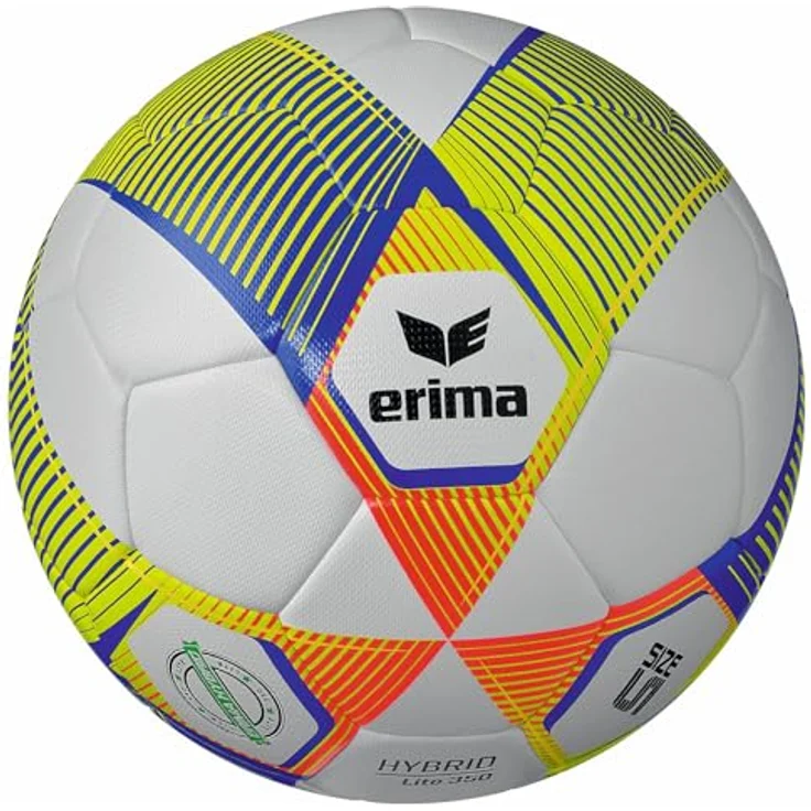 Erima Hybrid Lite 350g Trainingsball, Fußball in Blau-Rot, Größe 5 – Bild 1