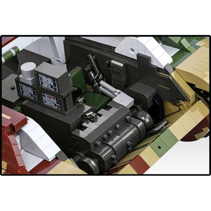 Cobi 11000 PCS TIGER II Königstiger 1:12 COBI-2808, detailgetreues Klemmbaustein-Modell eines historischen Panzers aus dem Zweiten Weltkrieg – Bild 10