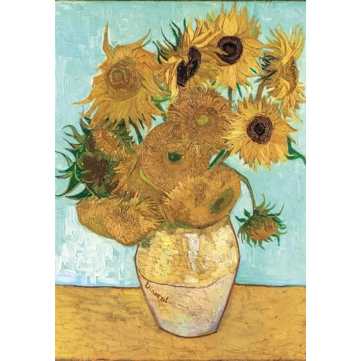 Clementoni Puzzle Museum Sunflower, 1000 Teile, 70 x 50 cm, umweltfreundliche Materialien, Compact Box – Bild 2