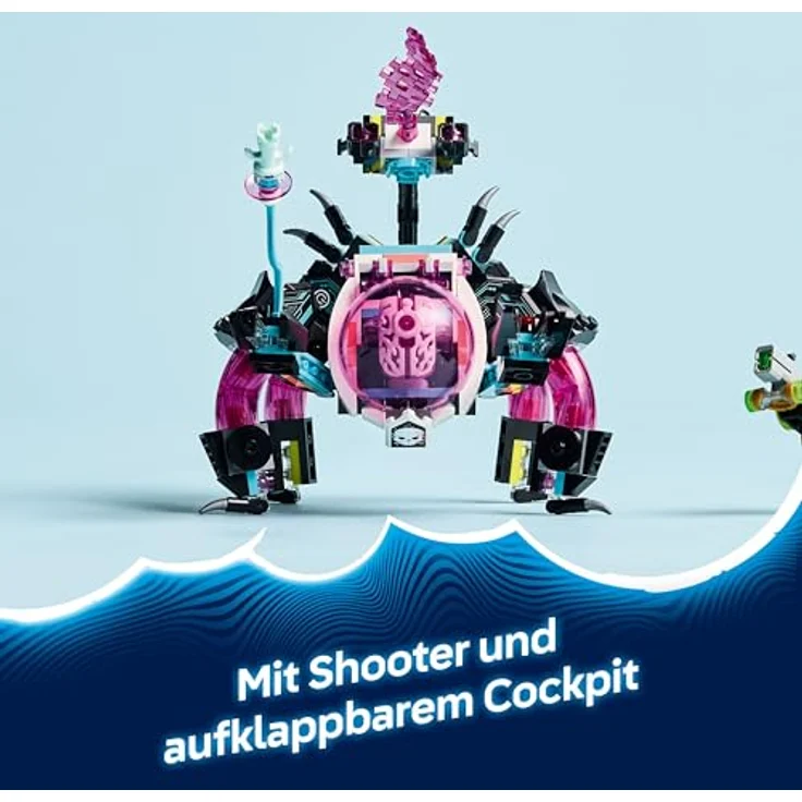LEGO DREAMZzz 71495 Mateo vs. Cyberhirn-Mech, 2-in-1 Bausatz mit Shooter und Mega-Glibber-Kanone, Mehrfarbig, 368 Teile – Bild 4